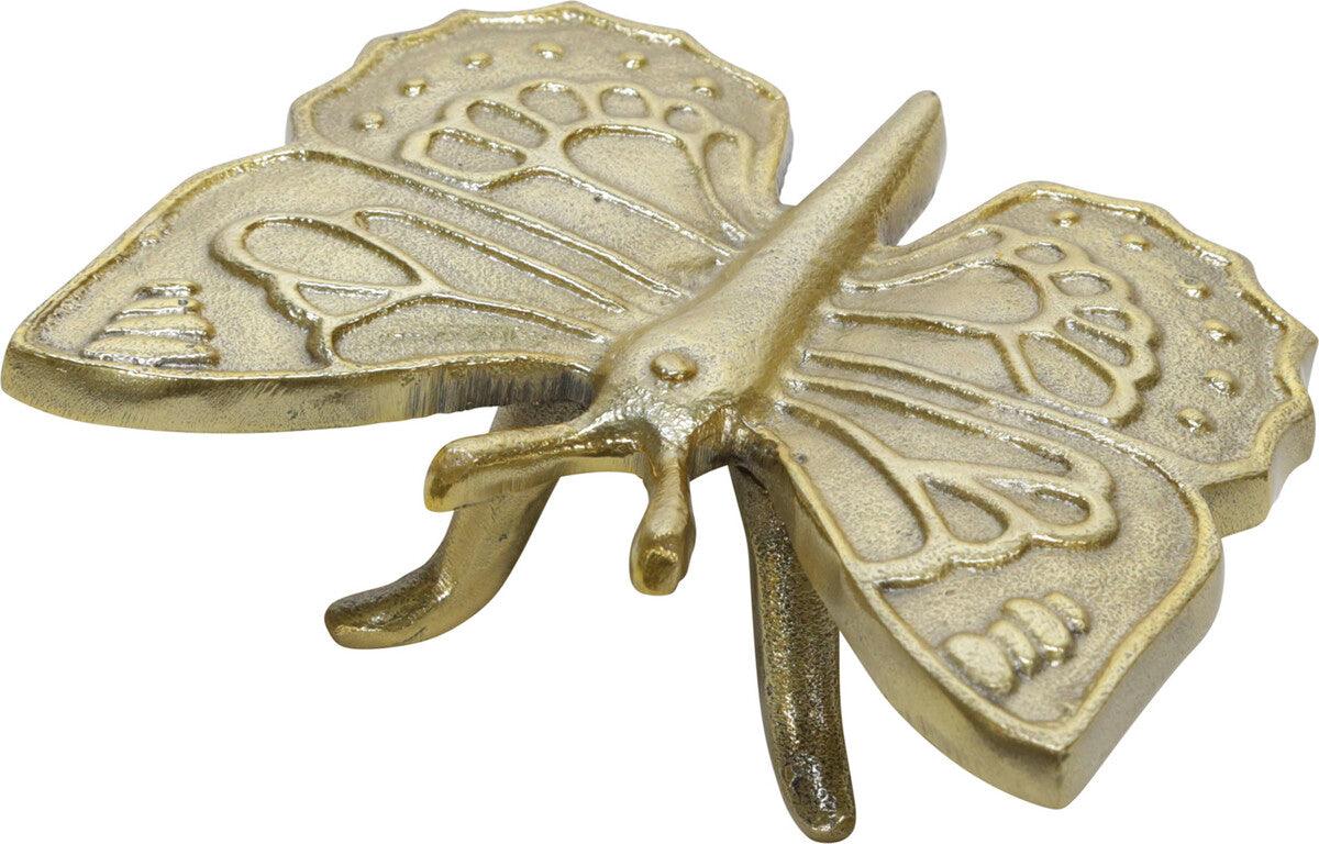 Sagebrook Home Decorative Objects - Metal 7" Butterfly Table Deco Gold