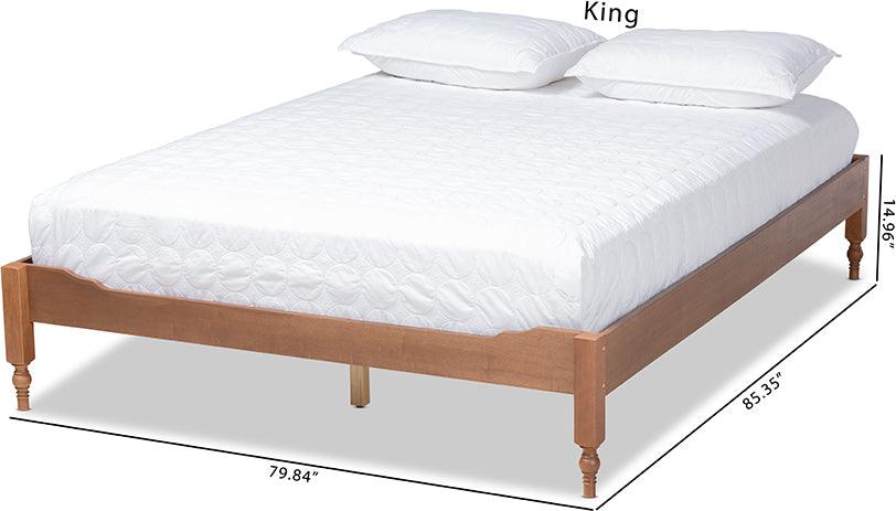 Wholesale Interiors Beds - Laure Full Bed Ash Walnut