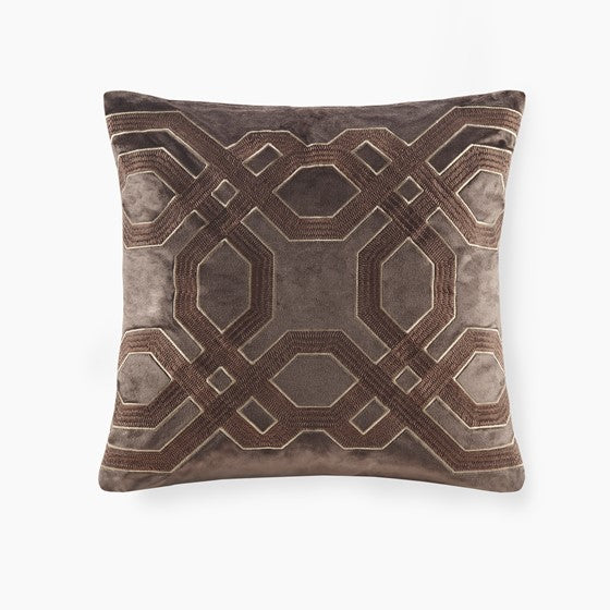 Olliix.com Pillows & Throws - Square Decor Pillow Brown