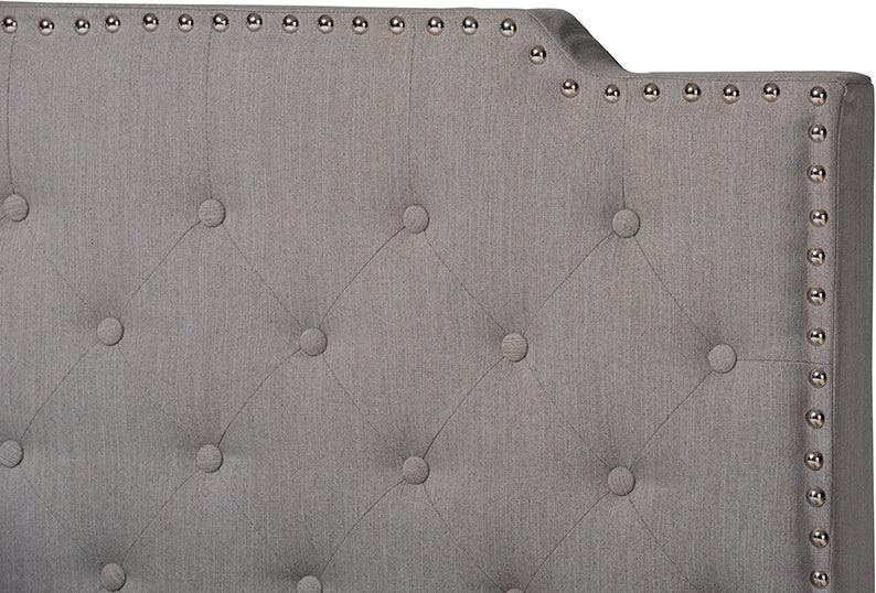 Wholesale Interiors Beds - Marion King Bed Gray & Black