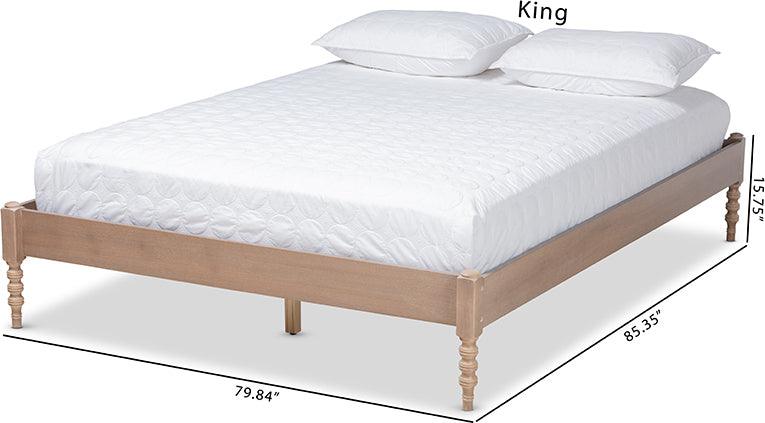 Wholesale Interiors Beds - Cielle Full Bed Antique oak