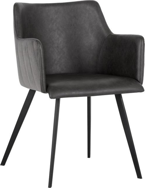 SUNPAN Dining Chairs - Griffin Dining Armchair - Town Grey / Roman Grey