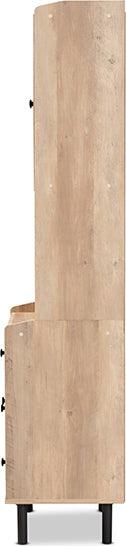Wholesale Interiors Kitchen Storage & Organization - Patterson Oak Brown Finished 3-Drawer Kitchen Storage Cabinet