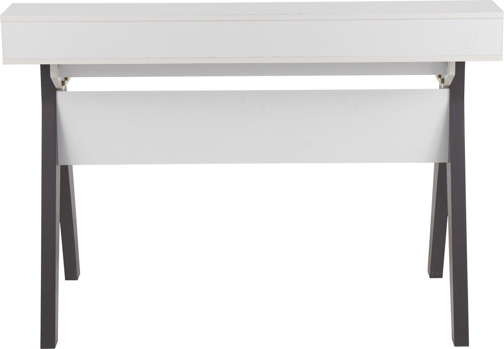 Lumisource Desks - Wishbone Desk Gray & White