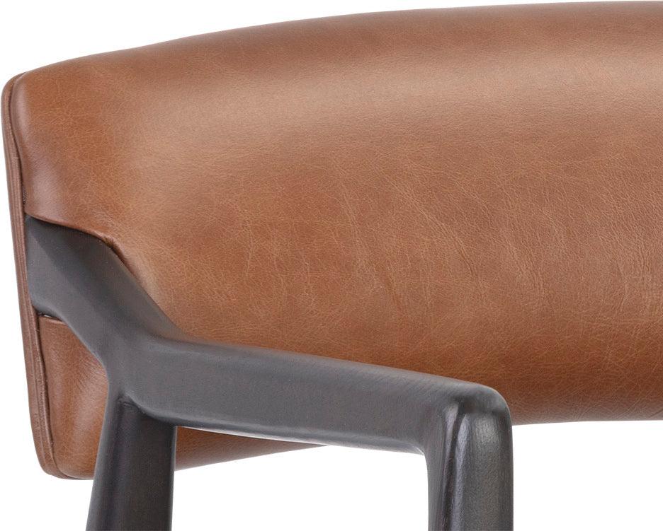 SUNPAN Accent Chairs - Keagan Lounge Chair Shalimar Tobacco Leather
