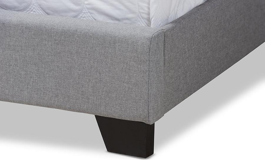 Wholesale Interiors Beds - Brady King Bed Light Gray