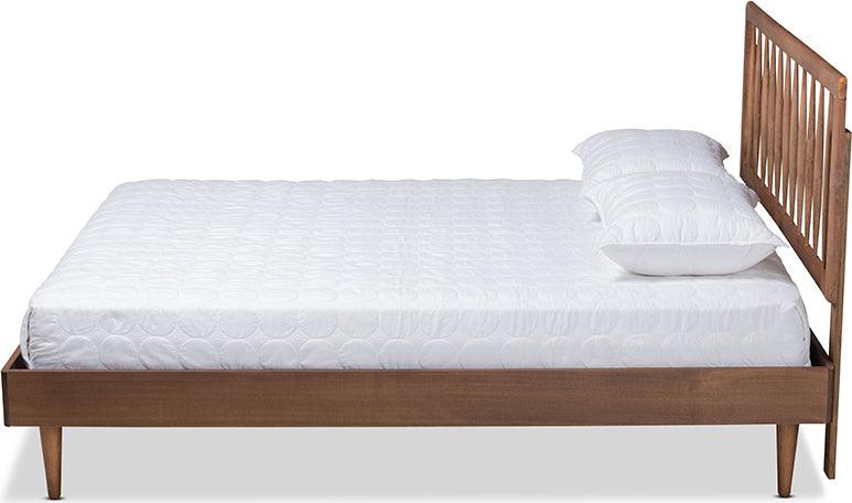 Wholesale Interiors Beds - Sora Full Bed Ash Walnut