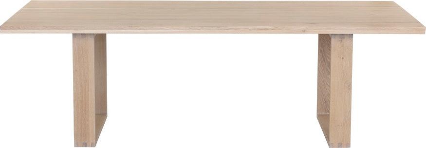 SUNPAN Dining Tables - Thanus Dining Table - Light Oak - 94.5" Brown
