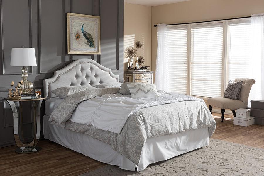 Wholesale Interiors Headboards - Cora Full Headboard Grayish Beige