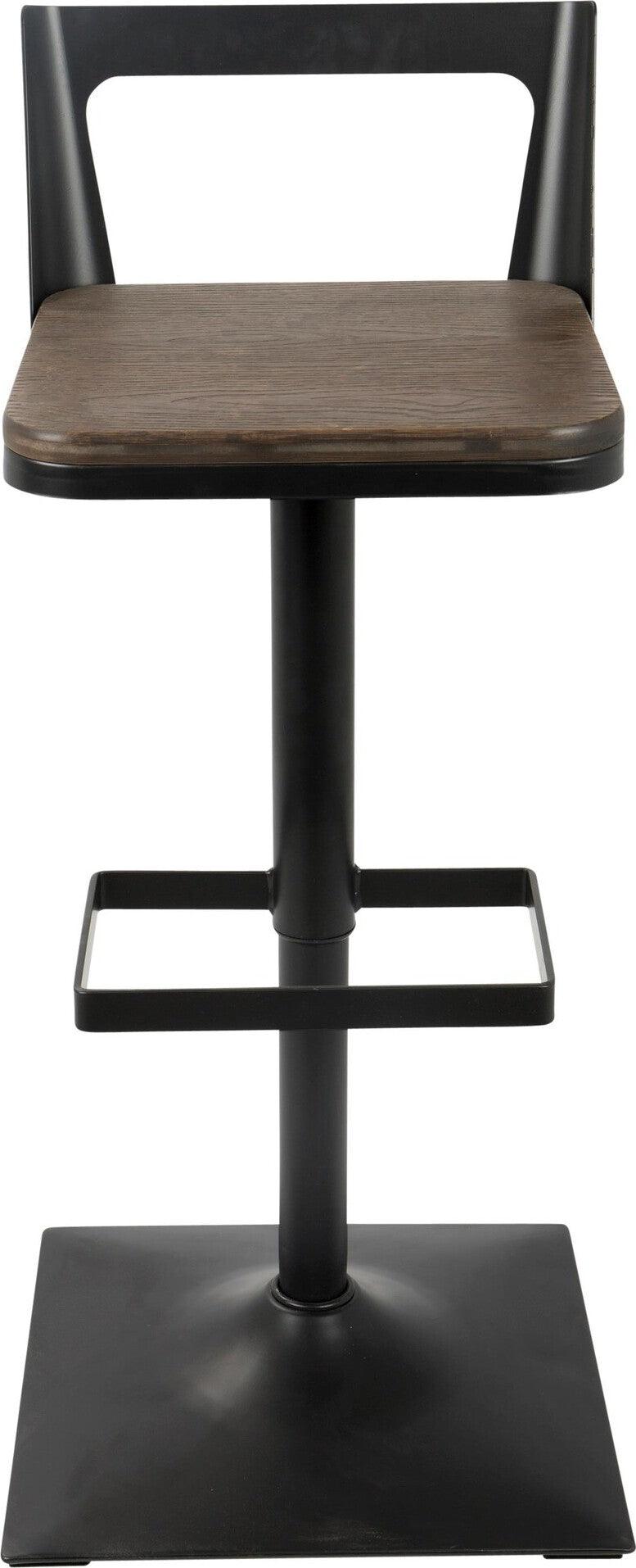 Lumisource Barstools - Samurai Barstool Black & Espresso