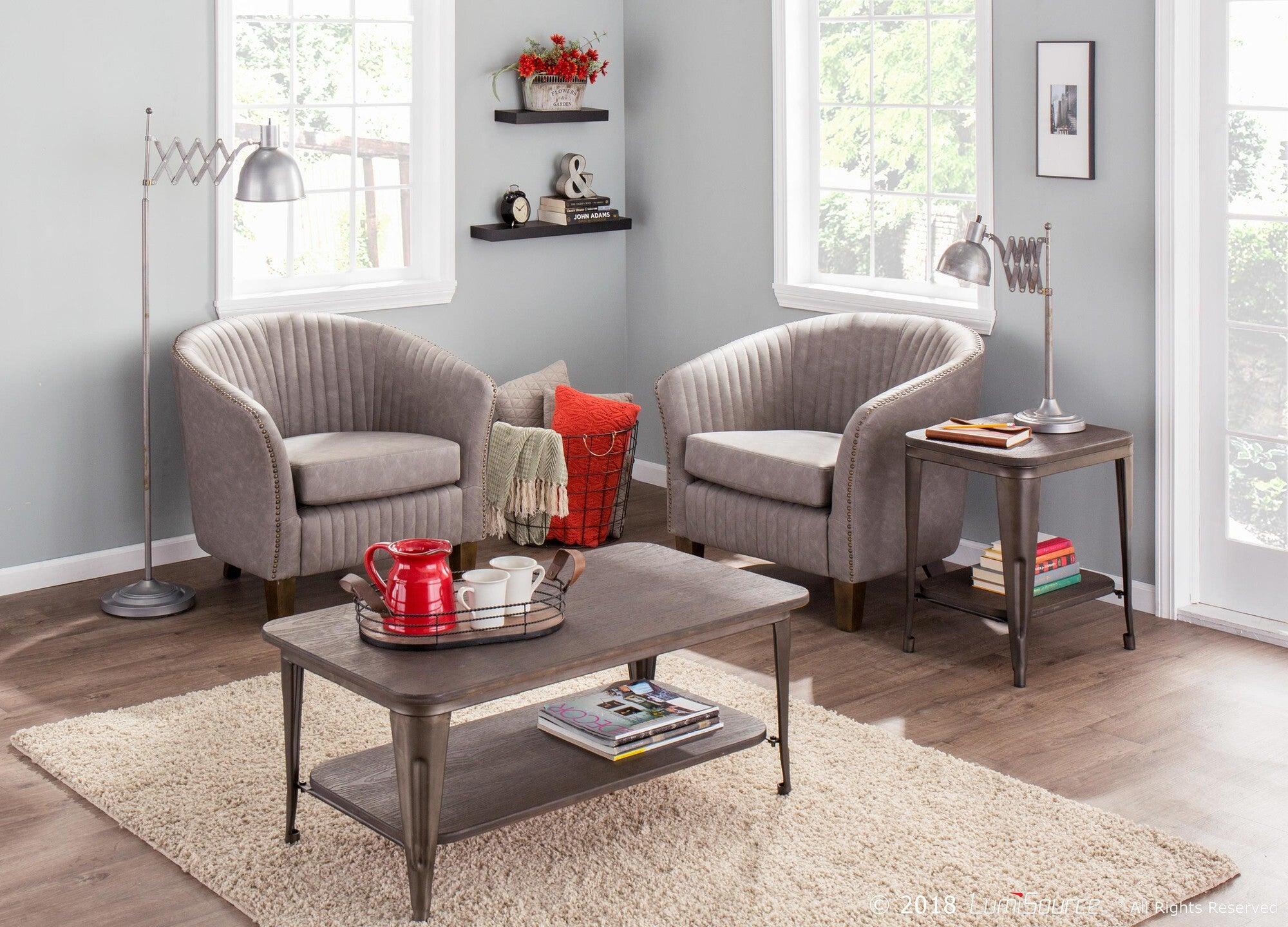 Lumisource Coffee Tables - Oregon Coffee Table Antique & Espresso