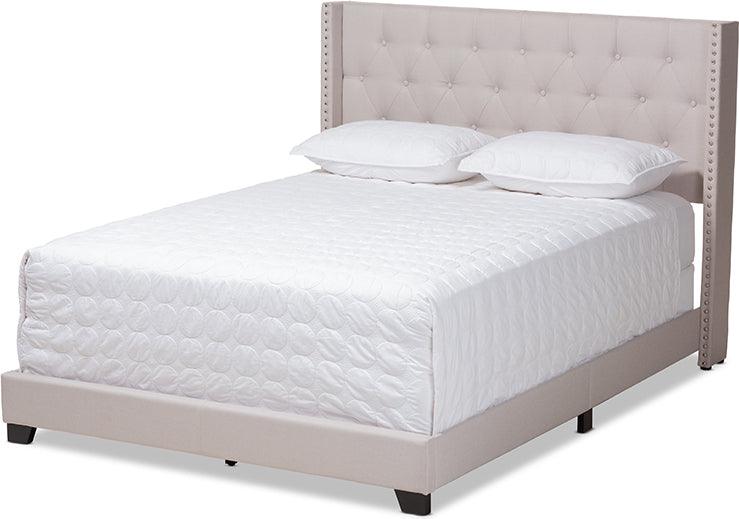 Wholesale Interiors Beds - Brady King Bed Beige