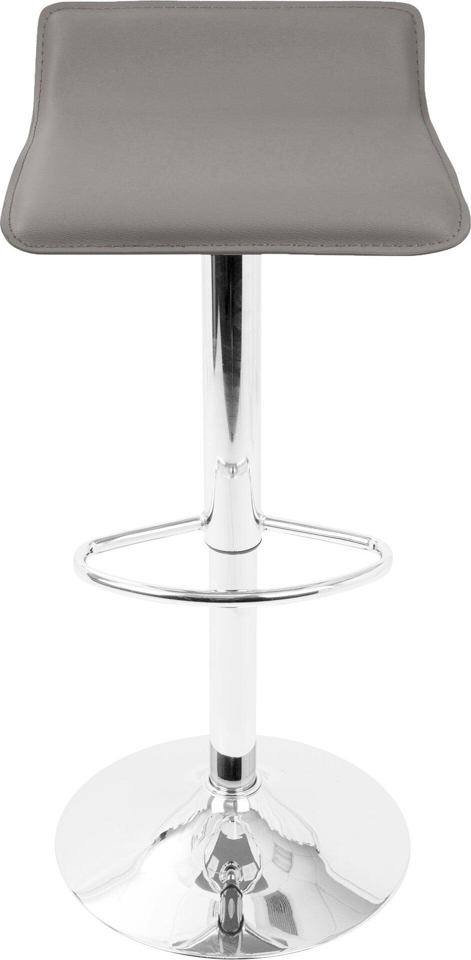 Lumisource Barstools - Ale Barstool Gray (Set of 2)