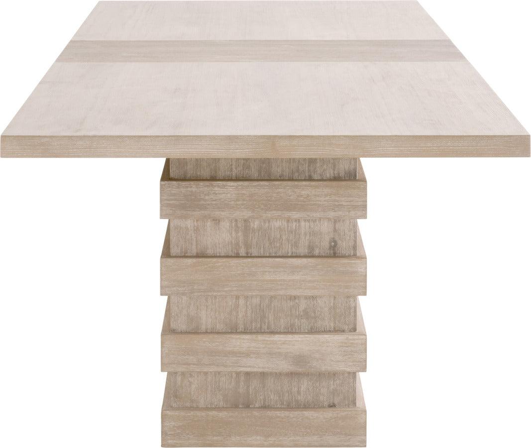 Essentials For Living Dining Tables - Plaza Extension Dining Table Natural Gray Acacia
