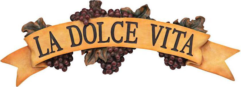 Design Toscano Bar Gifts - La Dolce Vita Plaque