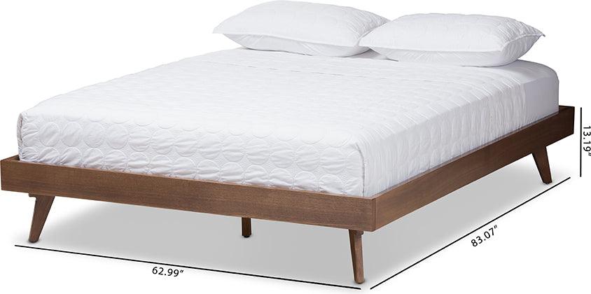 Wholesale Interiors Beds - Jacob Full Bed Walnut Brown