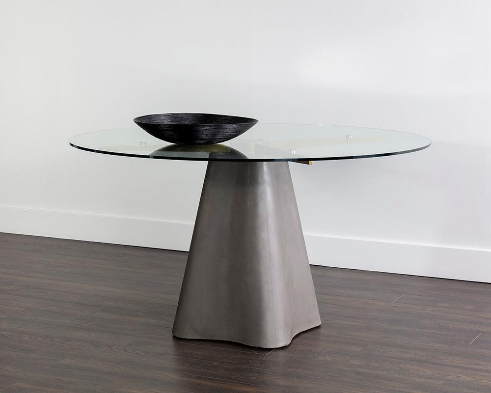 SUNPAN Dining Tables - Moda Dining Table - Grey - 55" Gray