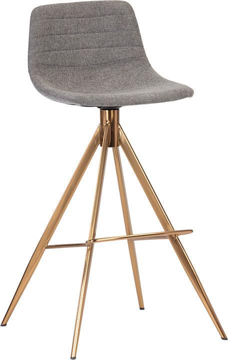 SUNPAN Barstools - Andres Swivel Barstool - Belfast Koala Grey