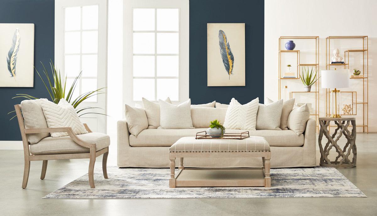 Essentials For Living Accent Chairs - Stratton Club Chair Natural Gray