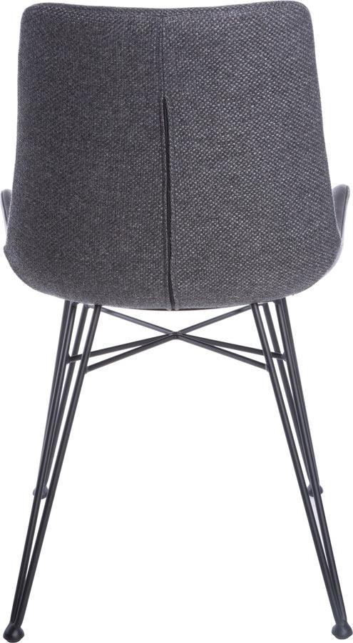 Euro Style Dining Chairs - Alisa Side Chair in Dark Gray - Set of 2