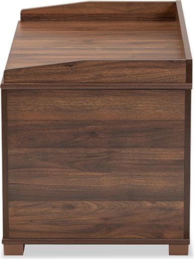 Wholesale Interiors Cat Litter Box - Mariam Walnut Brown Finished Wood Cat Litter Box Cover House