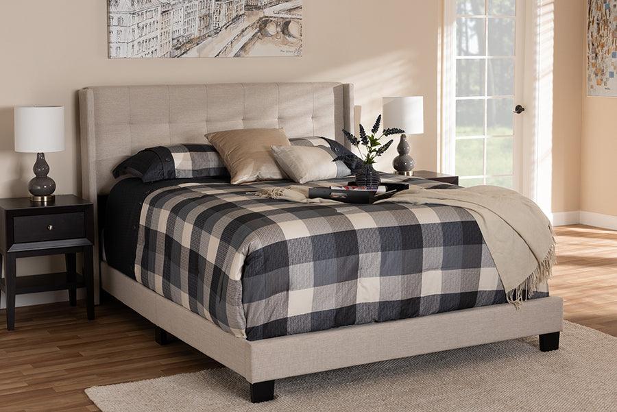 Wholesale Interiors Beds - Lisette Queen Bed Gray