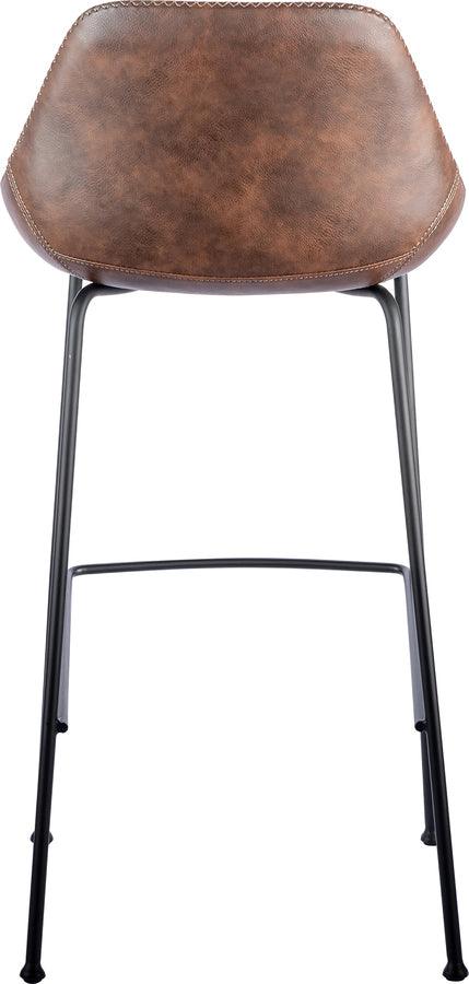 Euro Style Barstools - Corinna Bar Stool in Vintage Brown - Set of 2