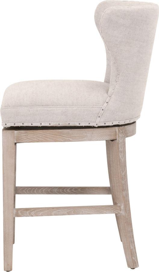 Essentials For Living Barstools - Milton Swivel Counter Stool Natural Gray Ash