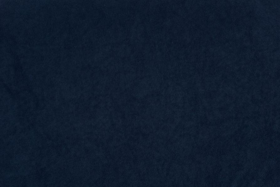 Wholesale Interiors Living Room Sets - Haldis Navy Blue velvet and Walnut Brown Finished Wood 2-Piece Recliner Chair and Ottoman Set
