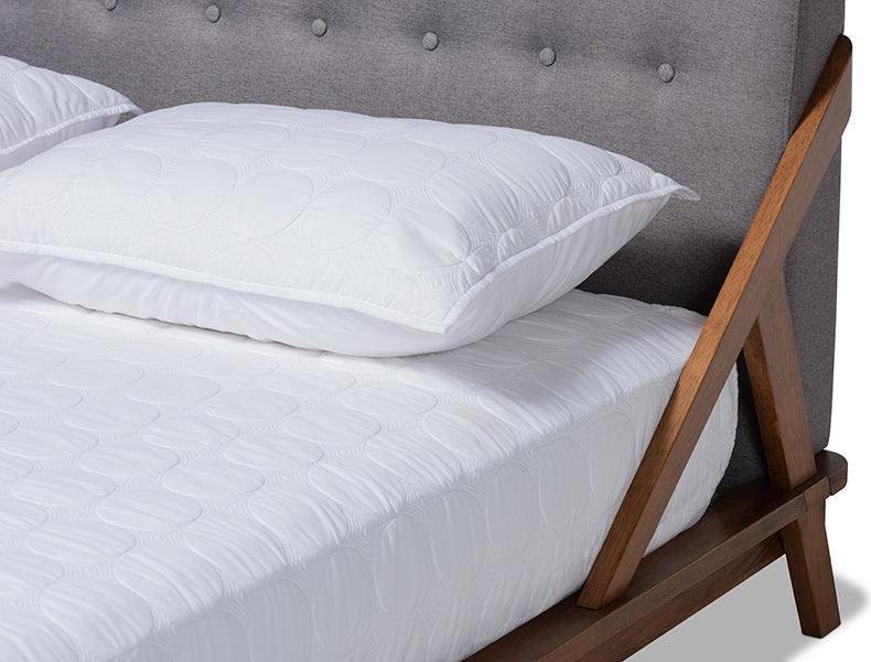 Wholesale Interiors Beds - Sante King Bed Gray & Walnut