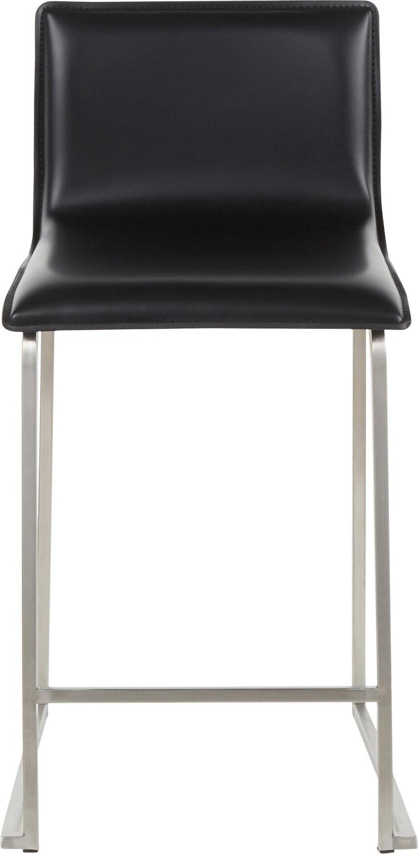 Lumisource Barstools - Mara Counter Stool & Black (Set of 2)