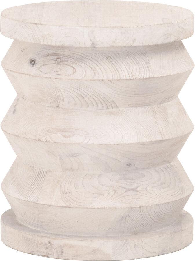 Essentials For Living Side & End Tables - Pier Accent Table White Wash Pine