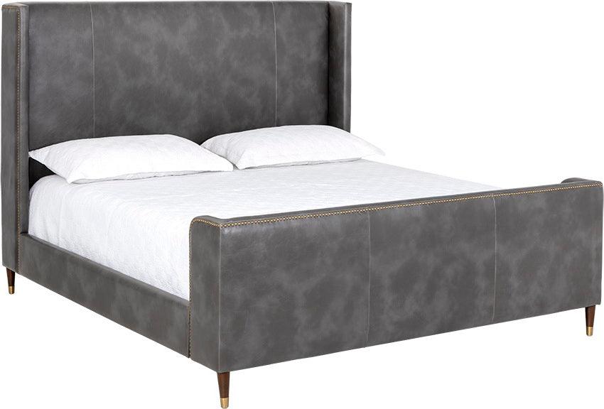 SUNPAN Beds - Chianti Bed - King - Overcast Grey Gray