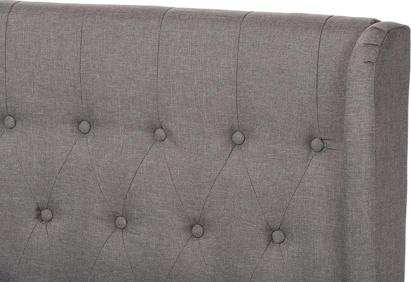 Wholesale Interiors Beds - Penelope Queen Bed Light Gray