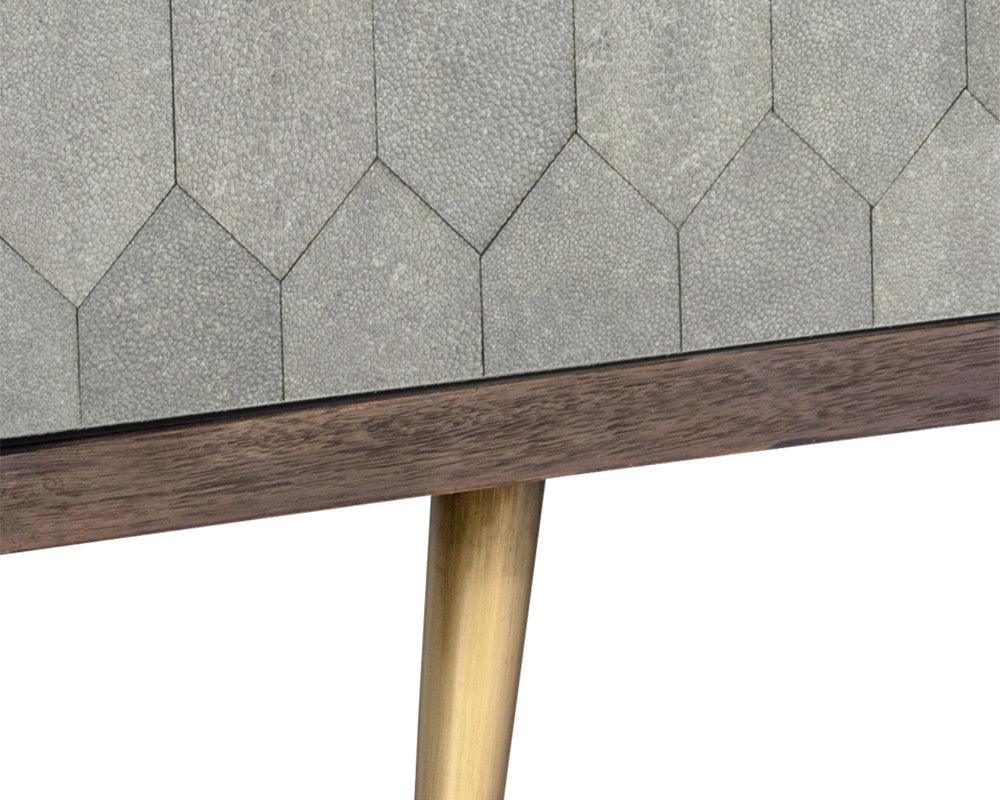 SUNPAN Dressers - Aniston Dresser - Dark Mango - Taupe Shagreen