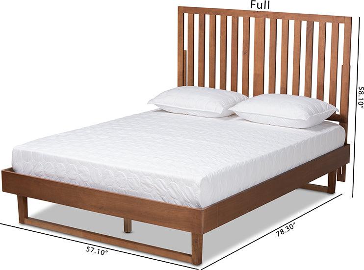 Wholesale Interiors Beds - Marin Full Bed Walnut Brown