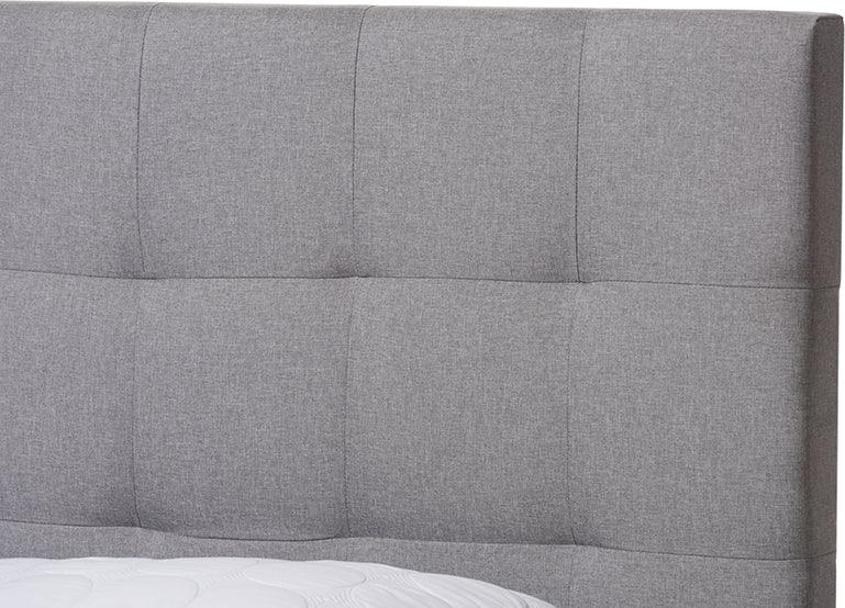 Wholesale Interiors Beds - Tibault Queen Storage Bed Gray