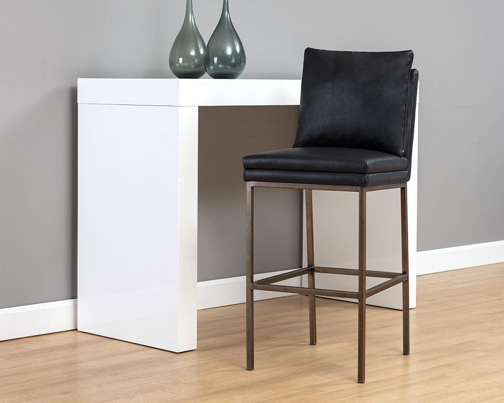 SUNPAN Barstools - Paige Barstool - Bravo Black