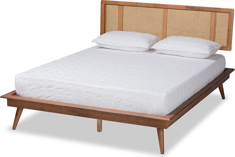 Wholesale Interiors Beds - Nura Full Bed Walnut Brown