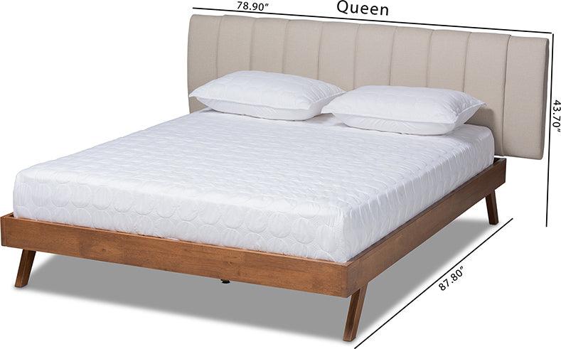 Wholesale Interiors Beds - Brita King Bed Beige