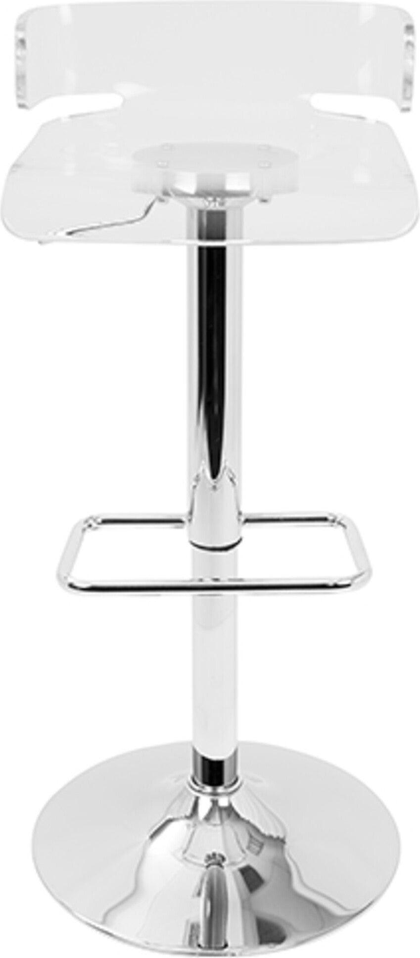 Lumisource Barstools - Pride Barstool Clear