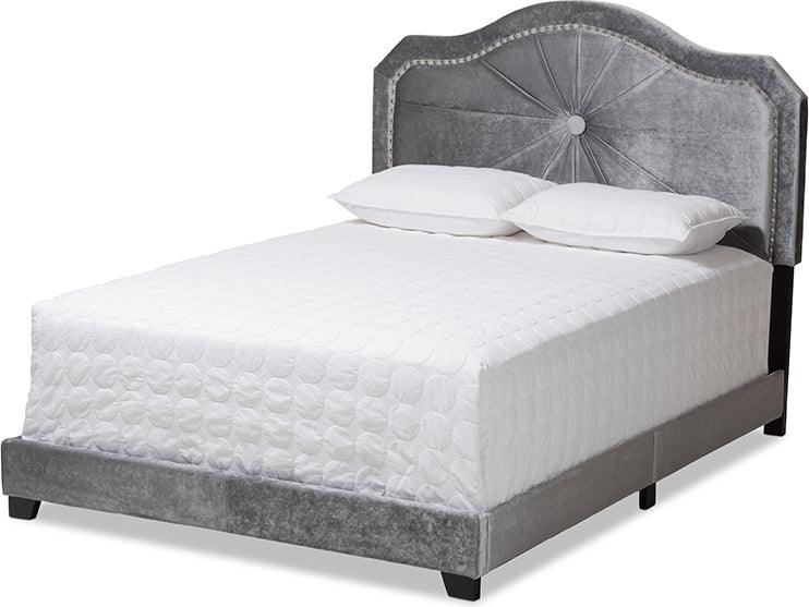 Wholesale Interiors Beds - Embla Queen Bed Gray