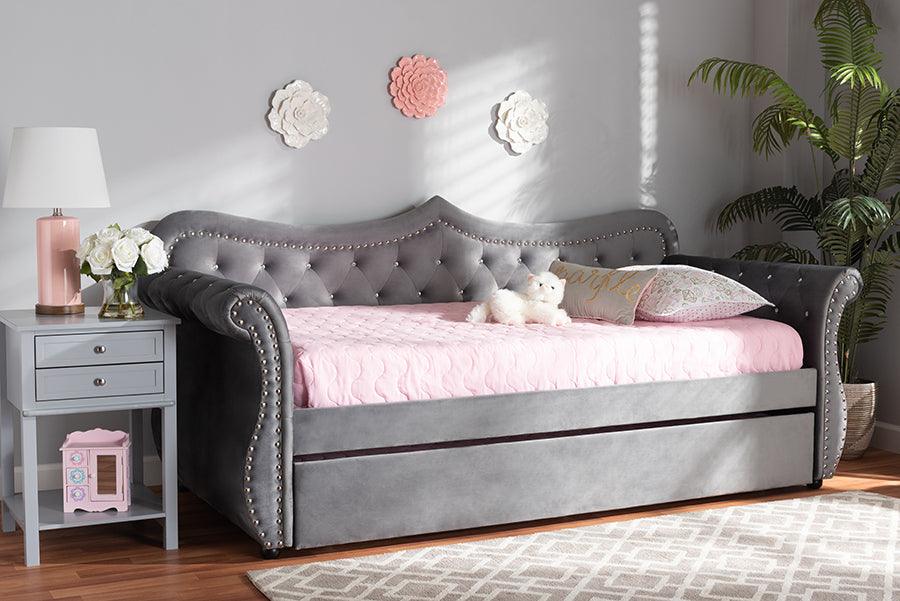 Wholesale Interiors Daybeds - Abbie 93" Daybed Gray