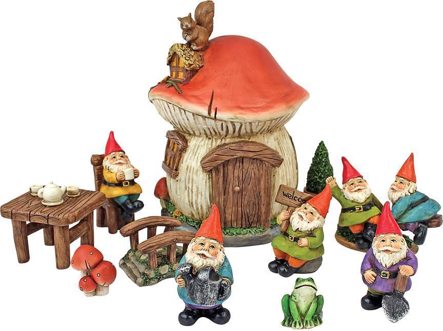 Design Toscano Gnomes - Tiny Forest Gnome Friends