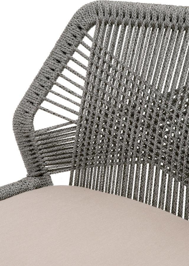 Essentials For Living Dining Chairs - Loom Dining Chair, Set of 2 Natural Gray Mahogany