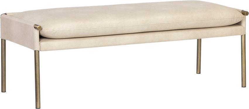 SUNPAN Benches - Bellevue Bench - Bravo Cream