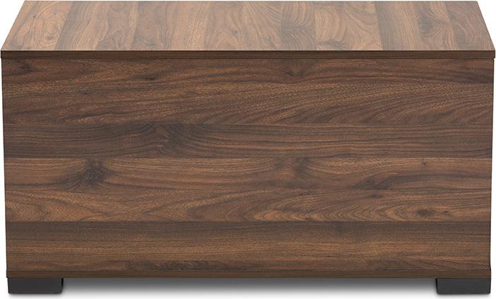 Wholesale Interiors Cat Litter Box - Skylar Modern And Contemporary Walnut Brown Finished Cat Litter Box Cover House