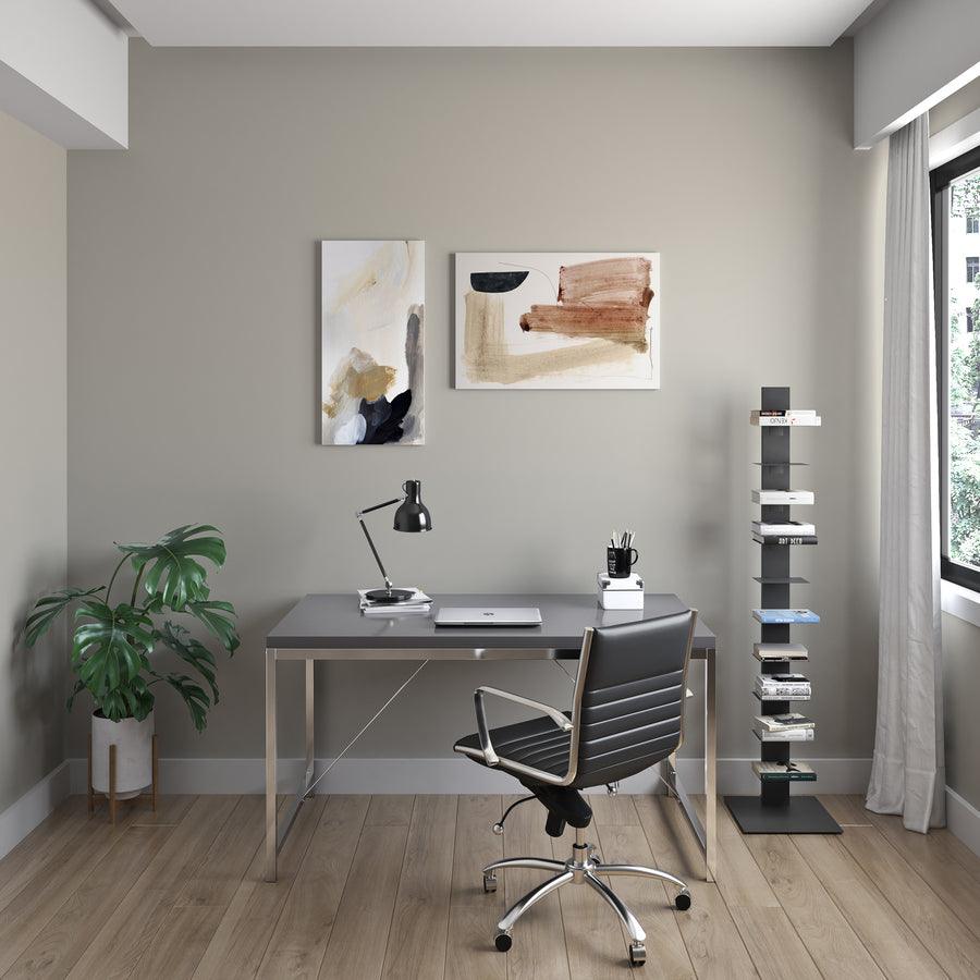 Euro Style Task Chairs - Dirk Low Back Office Chair Black