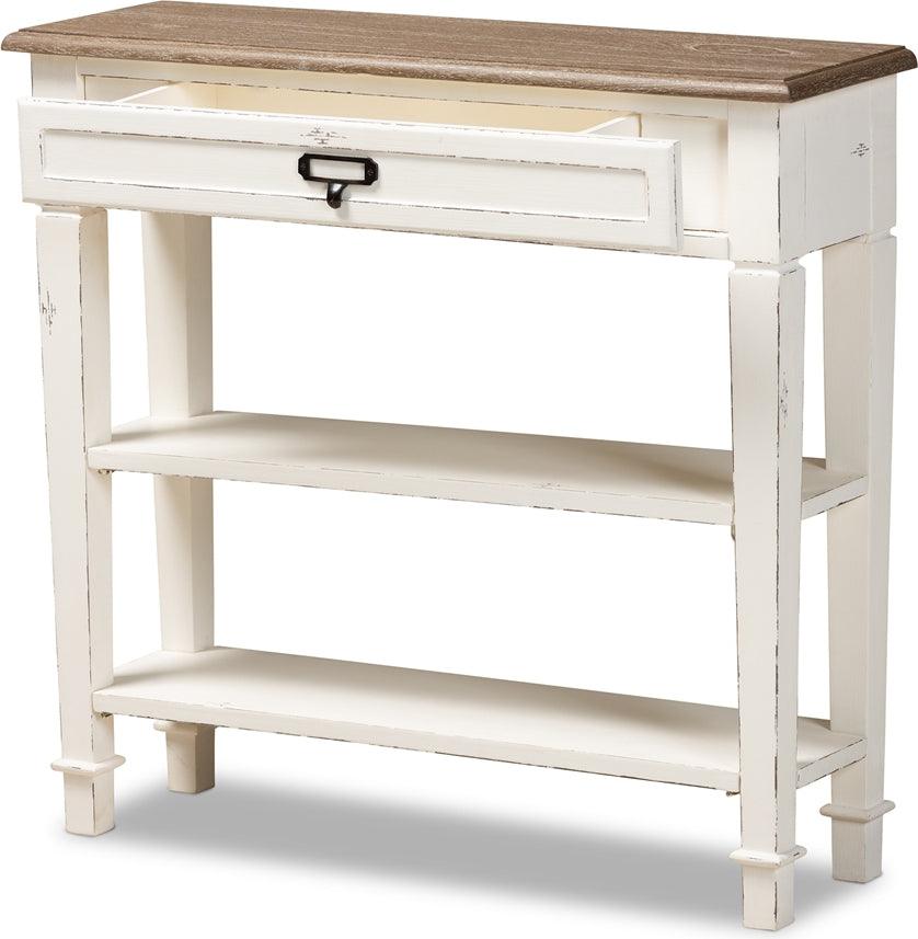 Wholesale Interiors Consoles - Dauphine Traditional French Accent Console Table-1 Drawer