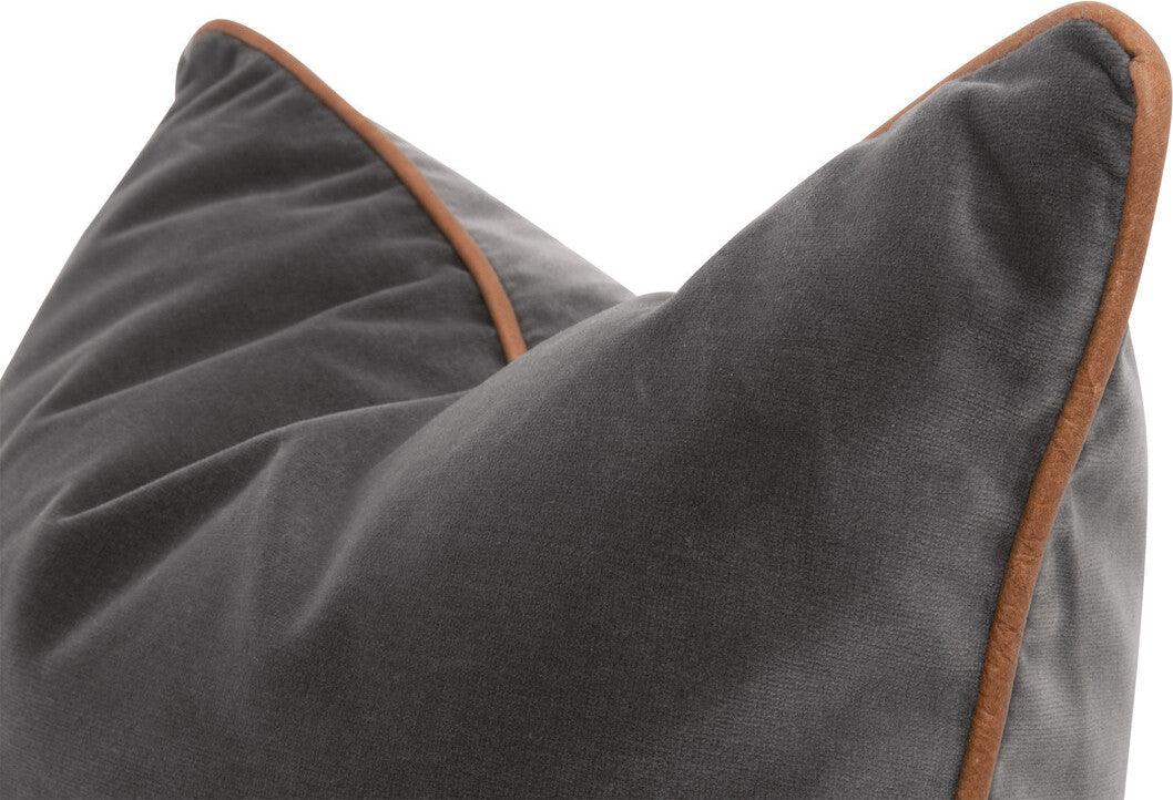 Essentials For Living Pillows & Throws - The Not So Basic 20in Essential Pillow - Dark Dove Velvet